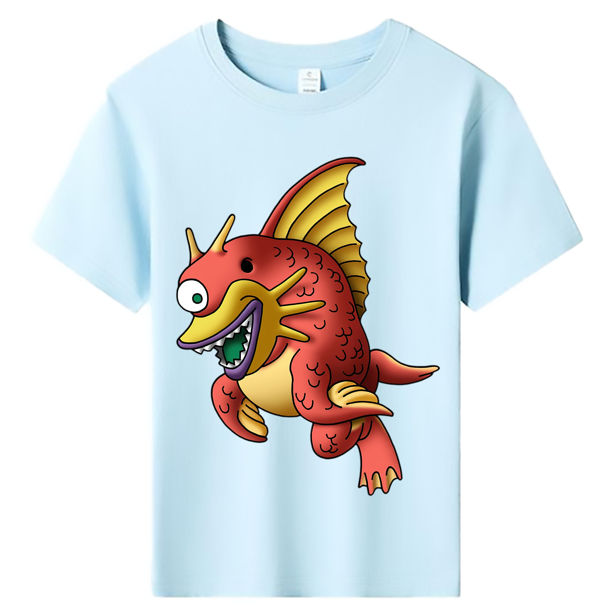 （画像用） ドラゴンクエスト Doragon Kuesuto Dragon Quest 綿100％キッズTシャツ（フロントプリント）
